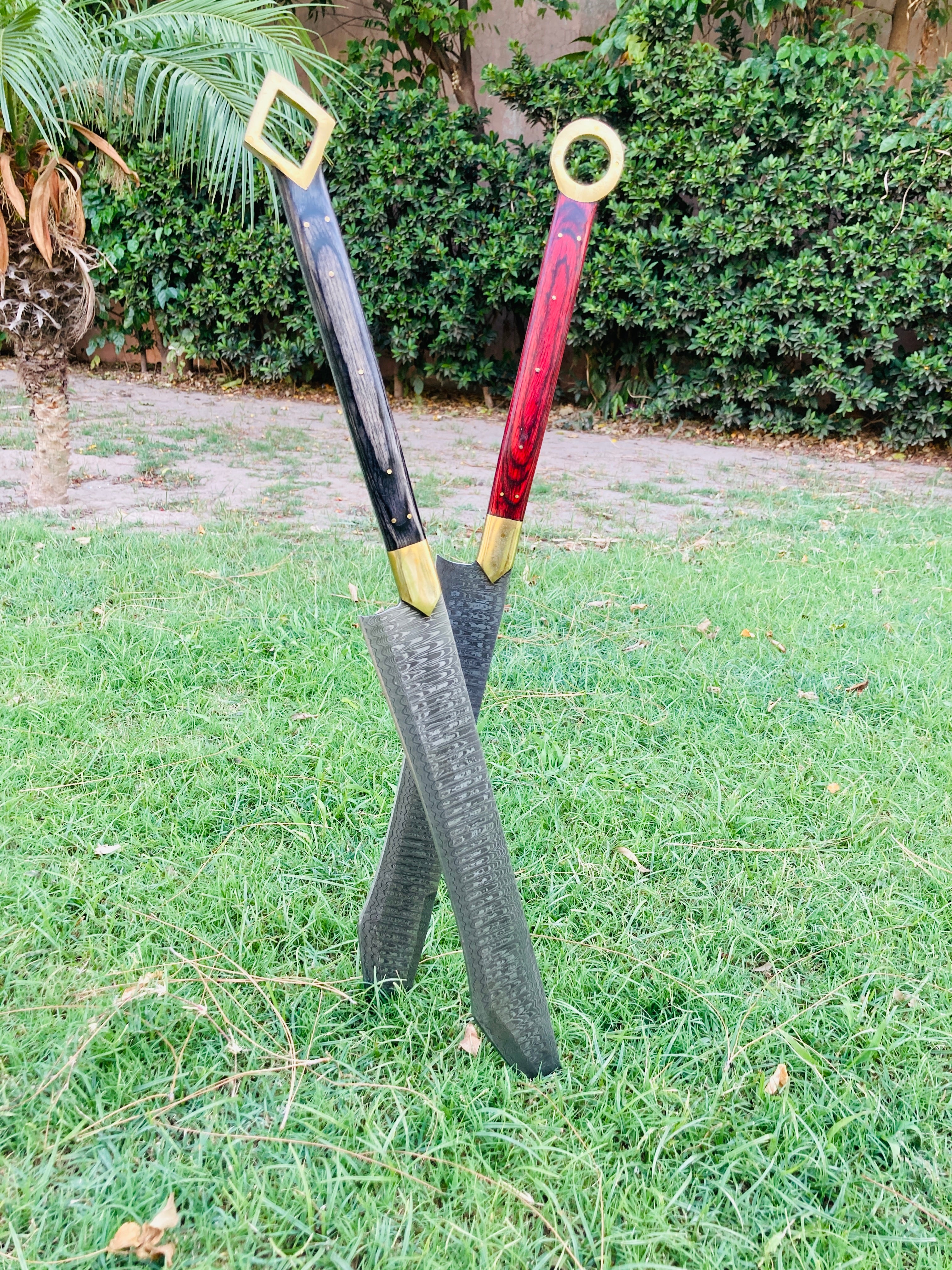 Handmade Damascus Sword  with Leather Sheath | Custom Forged Viking Sword | High Carbon Steel Fantasy Blade | Collector Gift | Medieval Decor best for gift wall hangings