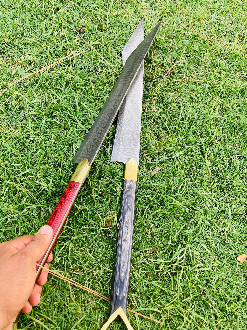 Handmade Damascus Sword  with Leather Sheath | Custom Forged Viking Sword | High Carbon Steel Fantasy Blade | Collector Gift | Medieval Decor best for gift wall hangings