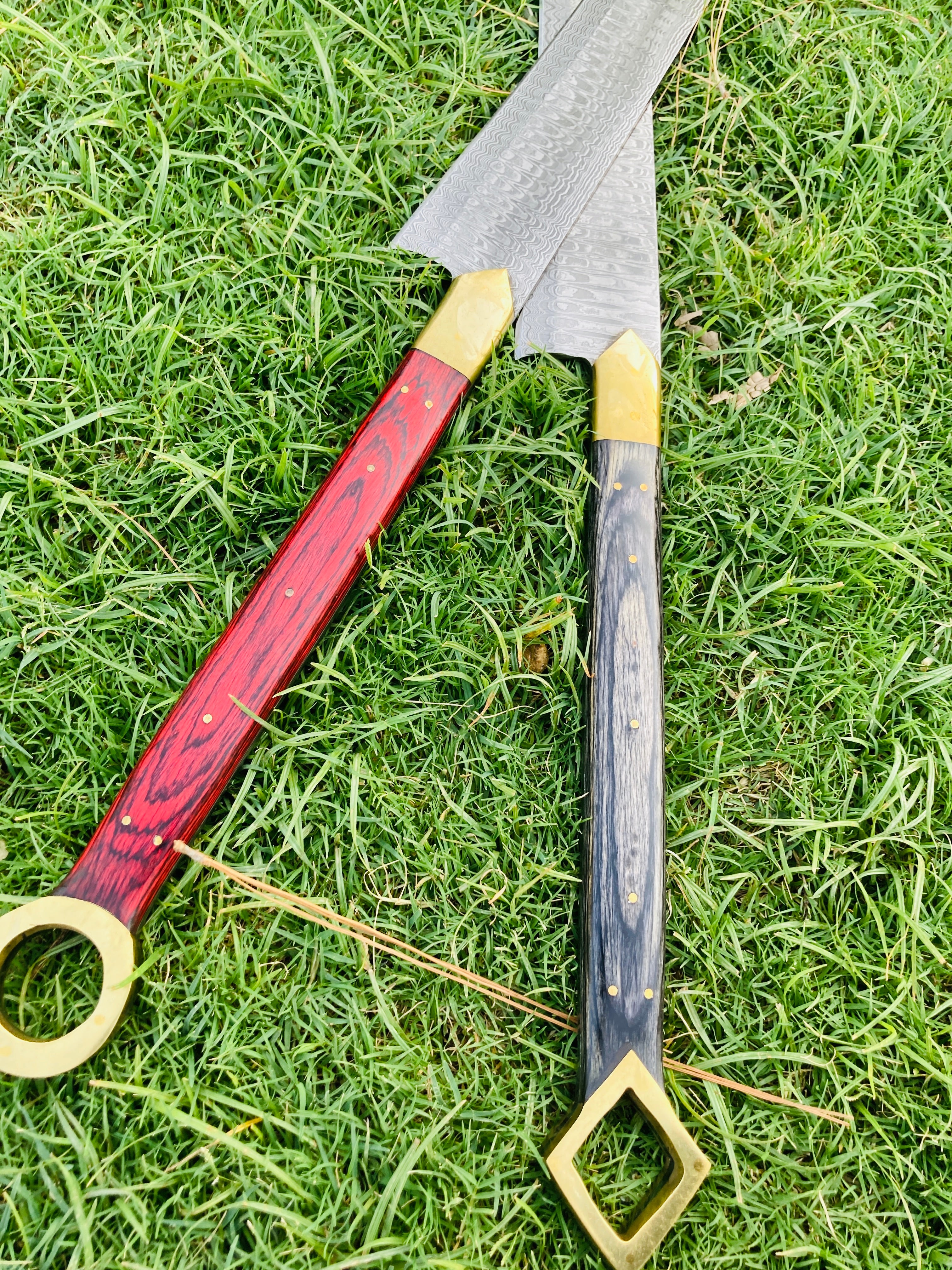 Handmade Damascus Sword  with Leather Sheath | Custom Forged Viking Sword | High Carbon Steel Fantasy Blade | Collector Gift | Medieval Decor best for gift wall hangings